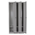 horizontal 3 door steel staff bedroom wardrobe locker